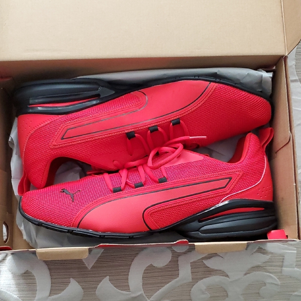 Puma Men's Red Athletic Shoes